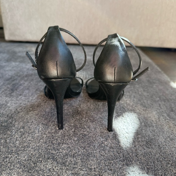 Steve Madden Stecy Black Strappy Heels Size 8.5 - Picture 4 of 5